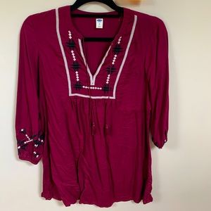 Long Sleeve Maroon Dress!
